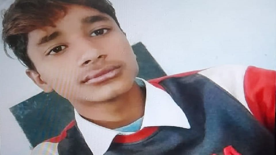 Only son dies after being hit by rotavator