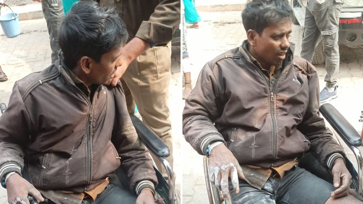 encounter in Jaunpur Two smugglers arrested shot leg criminals accused in many cases