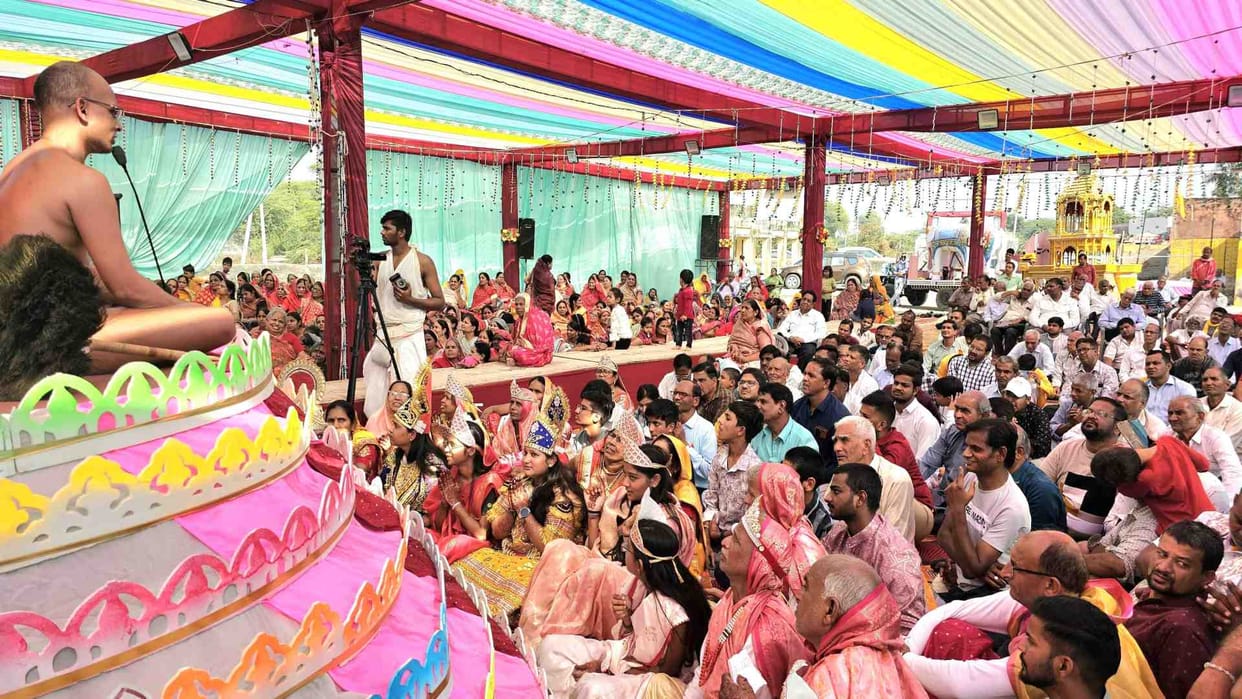 Kekri: Idol installation was completed during Panch Kalyanak Mahotsav in Praheda village