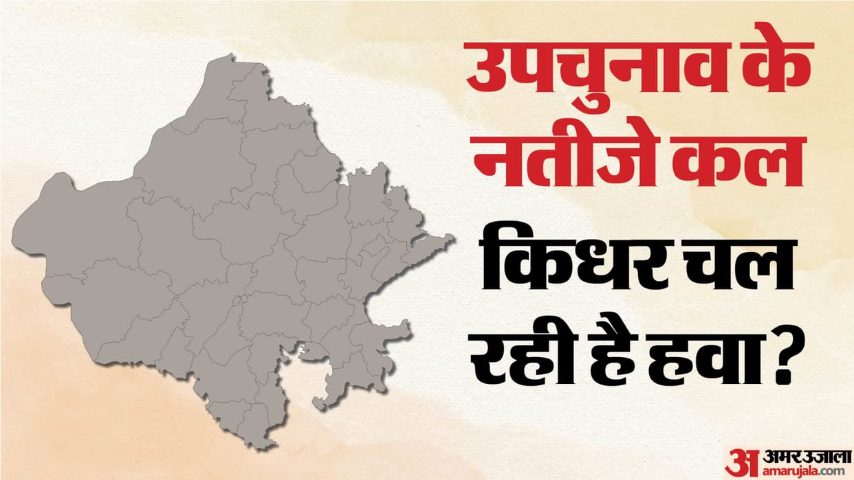 Rajasthan Bypolls: Assembly by-election results will come tomorrow, know where there was panic before results