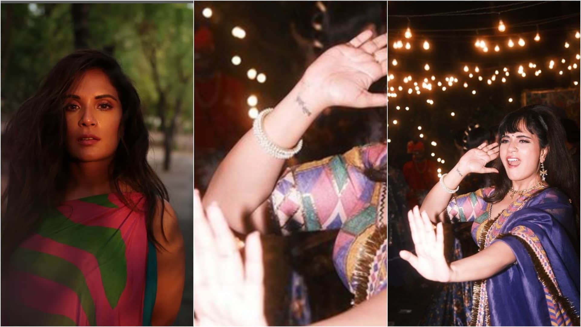 Arjun Kapoor Esha Gupta Sanjay Dutt Richa Chadha shower their love on their parents got their names tattoo