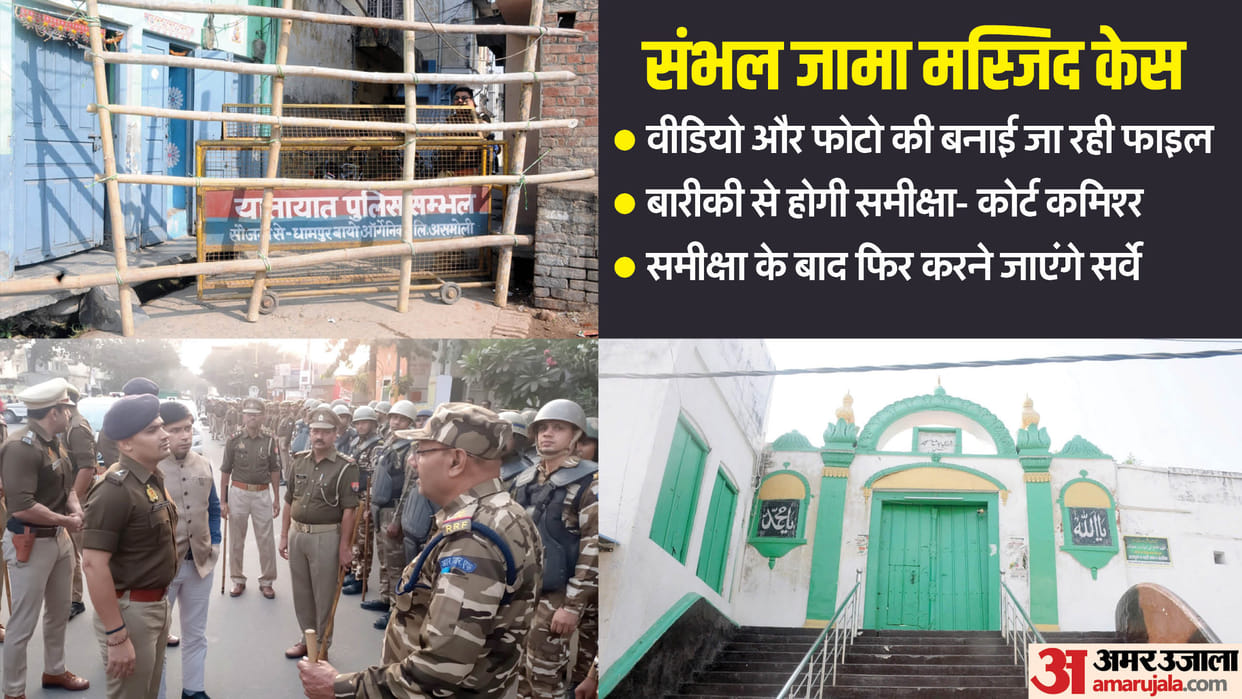 Sambhal Jama Masjid Case News Photos and videos of Sambhal Jama Masjid will be investigated one by one