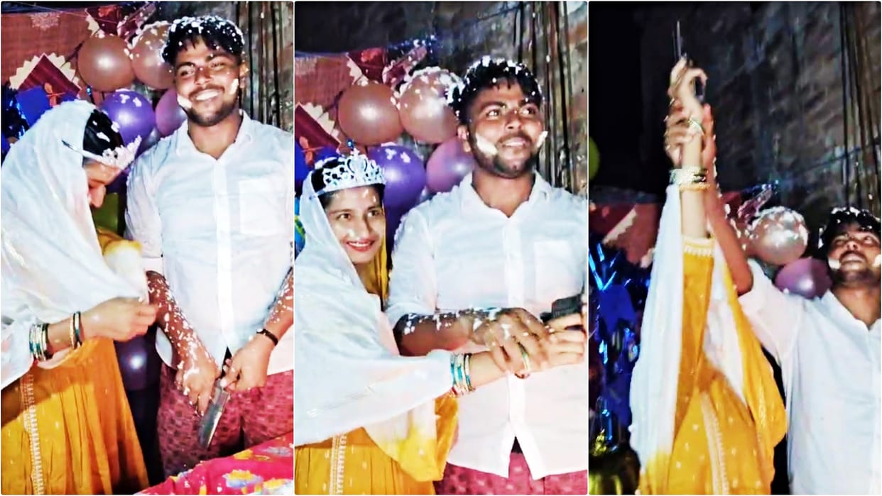 Saran: Youth arrested after video of him celebrating his wife's birthday by firing from weapons went viral