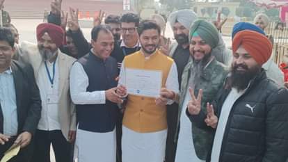 आप के 31 साल के इंशाक ने चब्बेवाल सीट से जीता चुनाव।