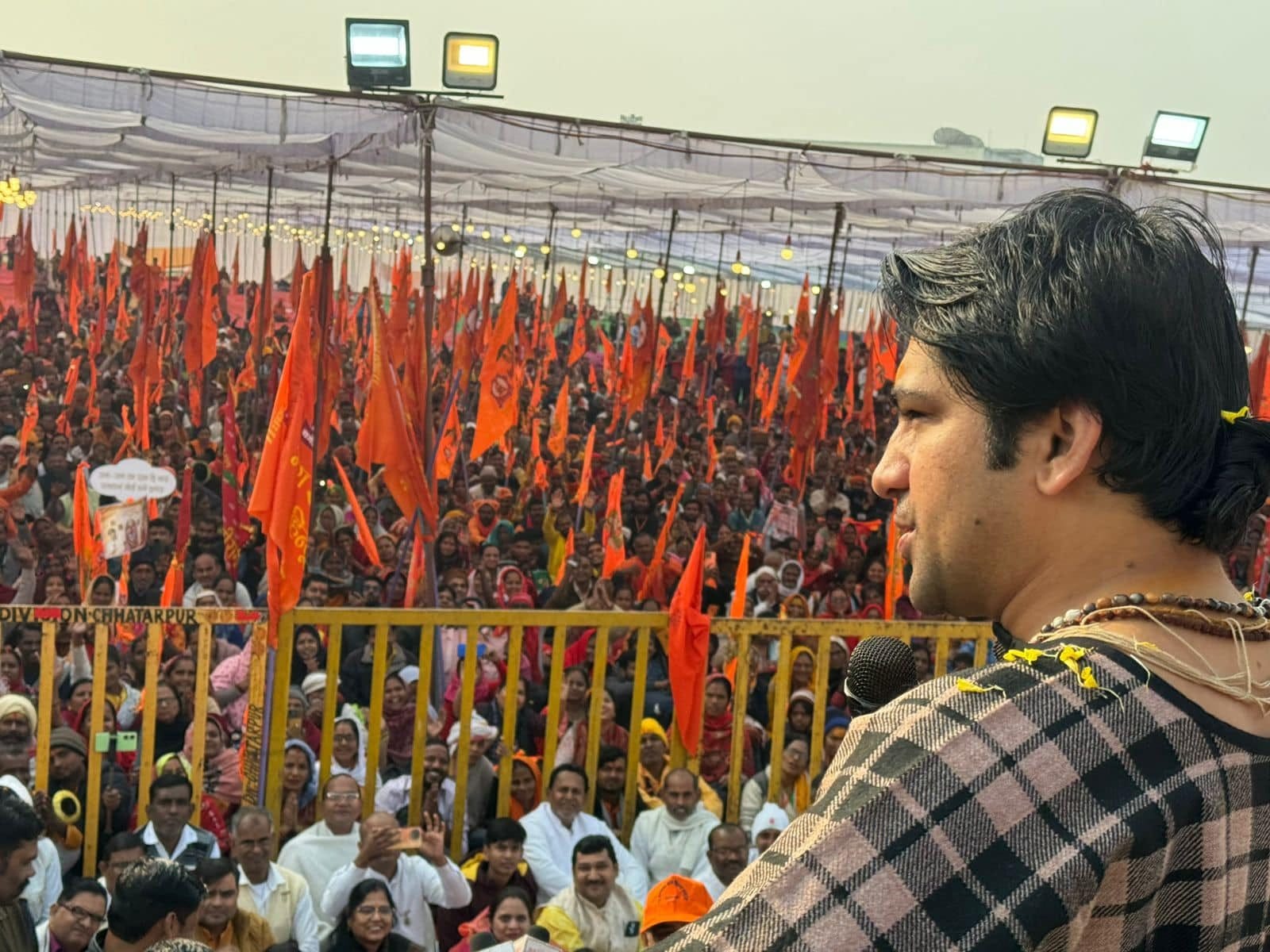 Bageshwar Baba: Third day of padyatra, Dhirendra Shastri said- We are not products of Modi but of Hindutva