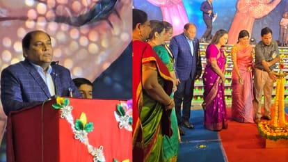 Bihar News : St Michael high school patna annual day celebration vasudhaiva kutumbakam ias yashpal Meena