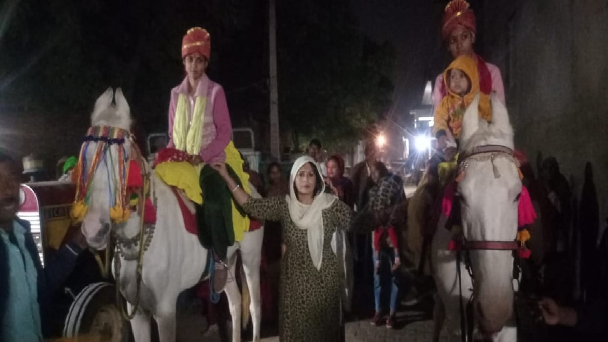 two daughters were taken out in a horse ride like sons In Dadri