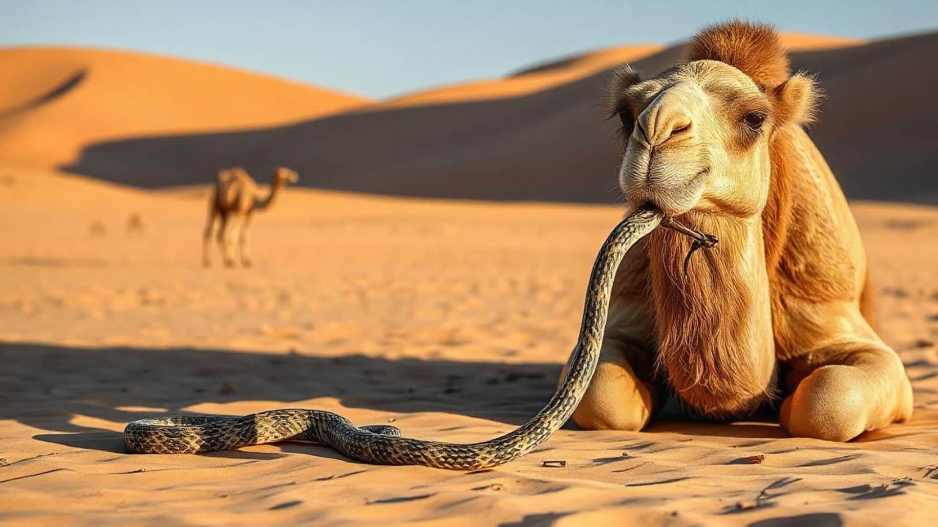 why camels are fed live snakes traditional treatment Zara Hatke weird news