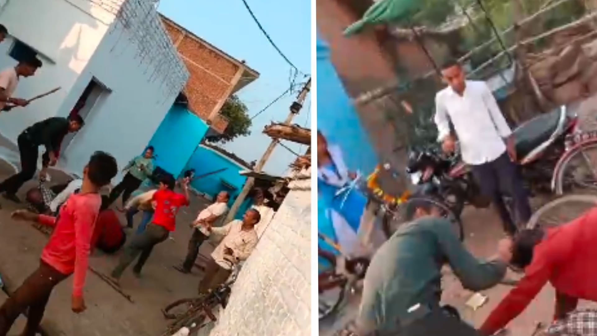 छतरपुर में मारपीट का वीडियो वायरल हो रहा है।