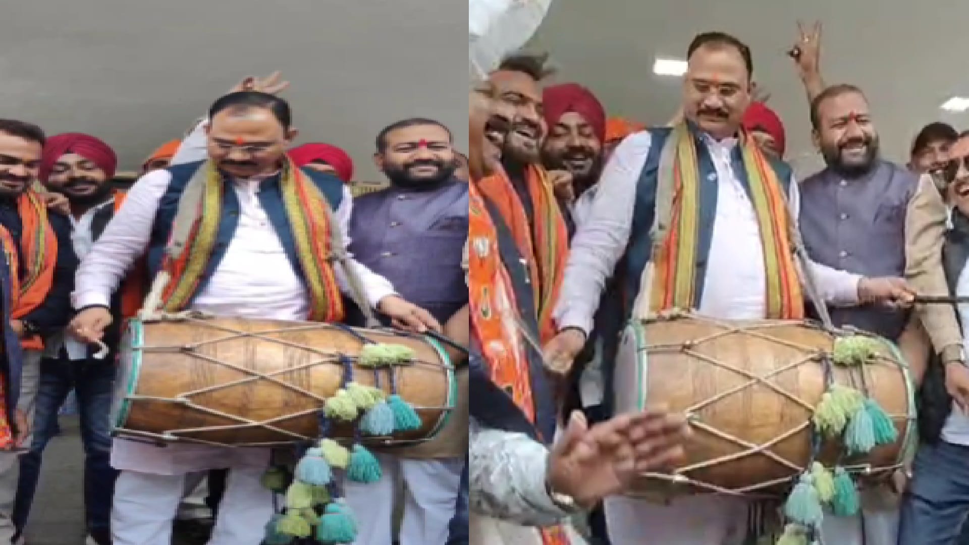 Raipur by-election Celebrations on Sunil Soni victory, workers including the minister also danced, see photos