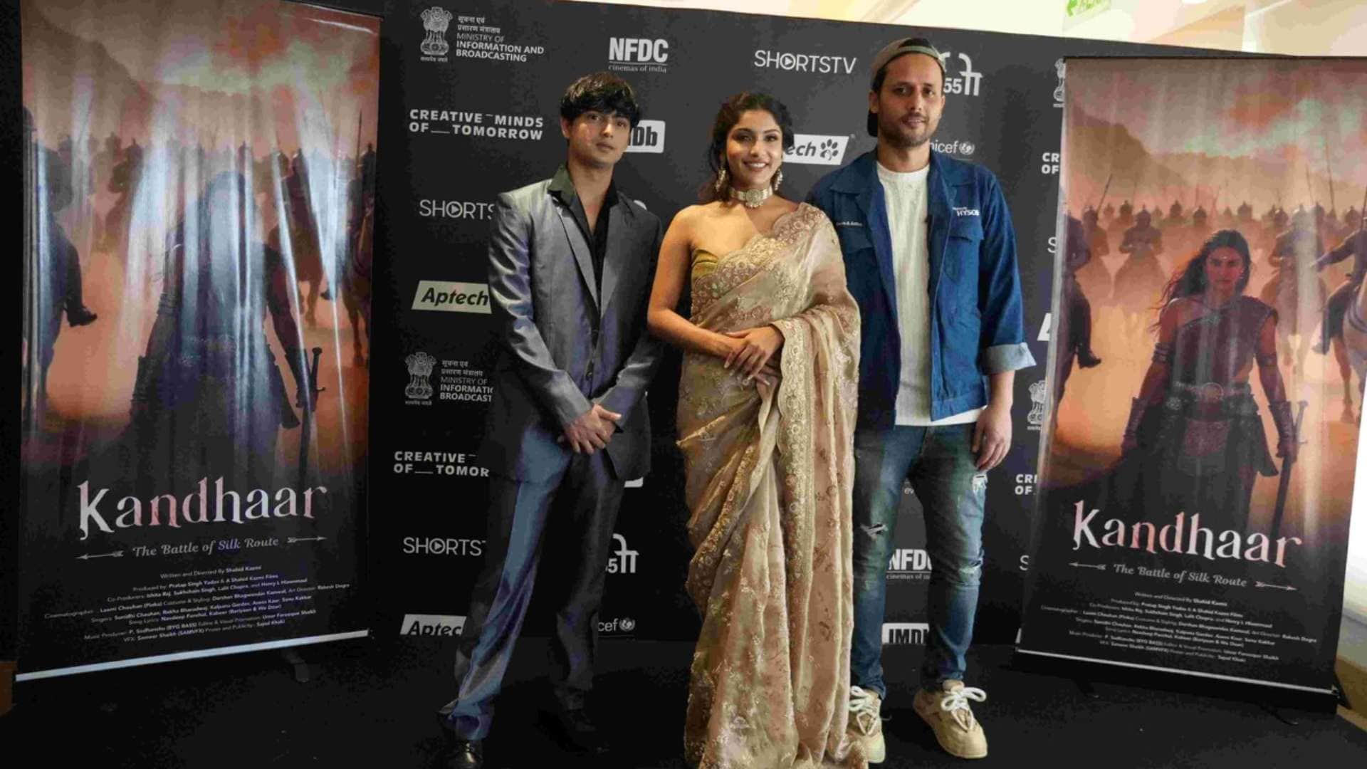 IFFI GOA 2024 People surprised to see Ishita Raj web series kandhaar first look applause Rajnandini character