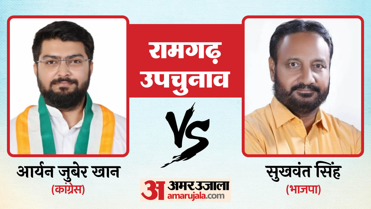 Ramgarh Election Result Live Aryan Khan leads in Rajasthan Ramgarh assembly seat who is winning by-election
