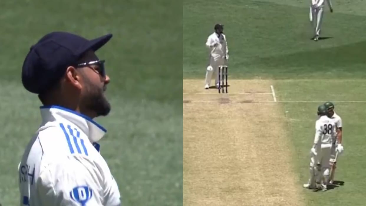 ind vs aus: rishabh pant advices indian fielders says dum lagana padega on day 2 perth test video goes viral