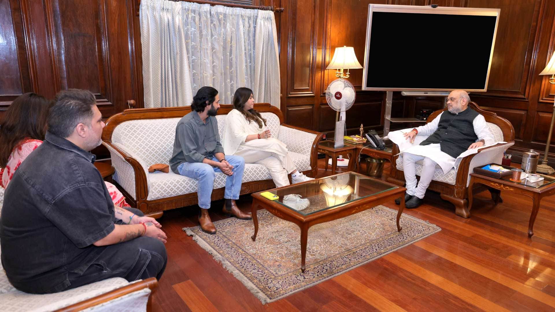 The Sabarmati Report Union Home Minister Amit Shah met ekta kapoor vikrant massey Raashii Khanna watch photos