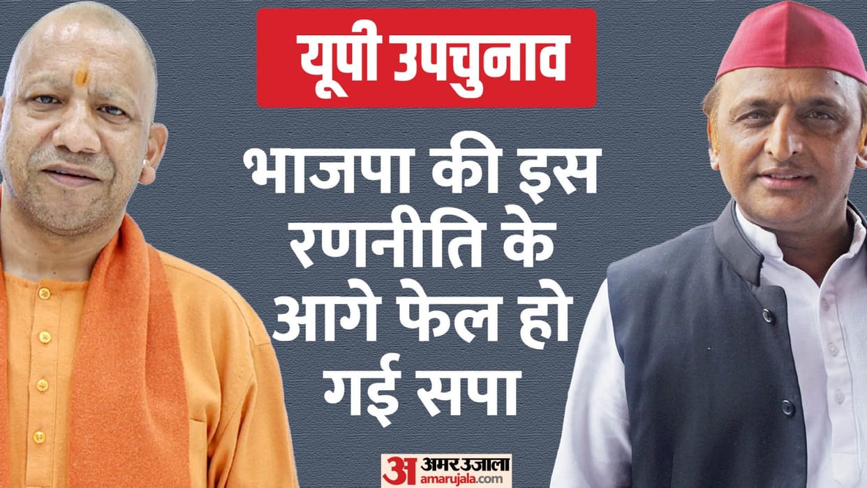 UP by-election: BJP's slogan of 'Katenge to Batenge' started, benefited from Yogi's aggressive image.