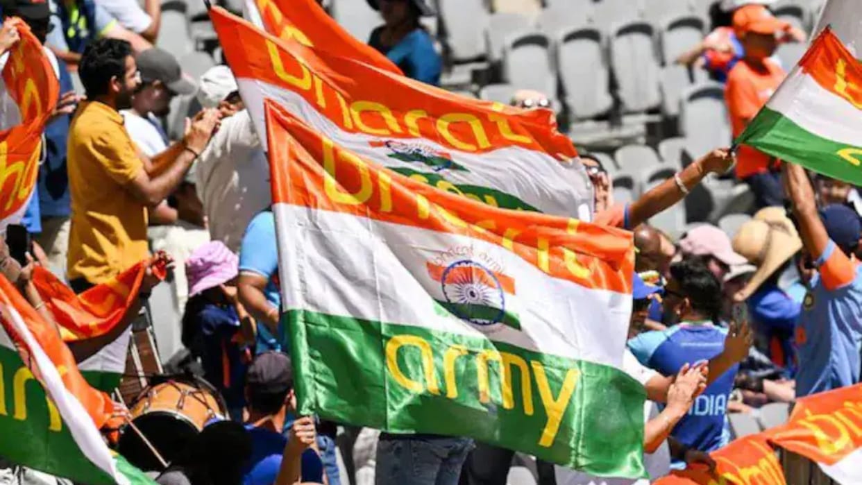 IND vs AUS: Sunil Gavaskar slams fans on writing bharat army on indian flag says remove it day 3 perth test