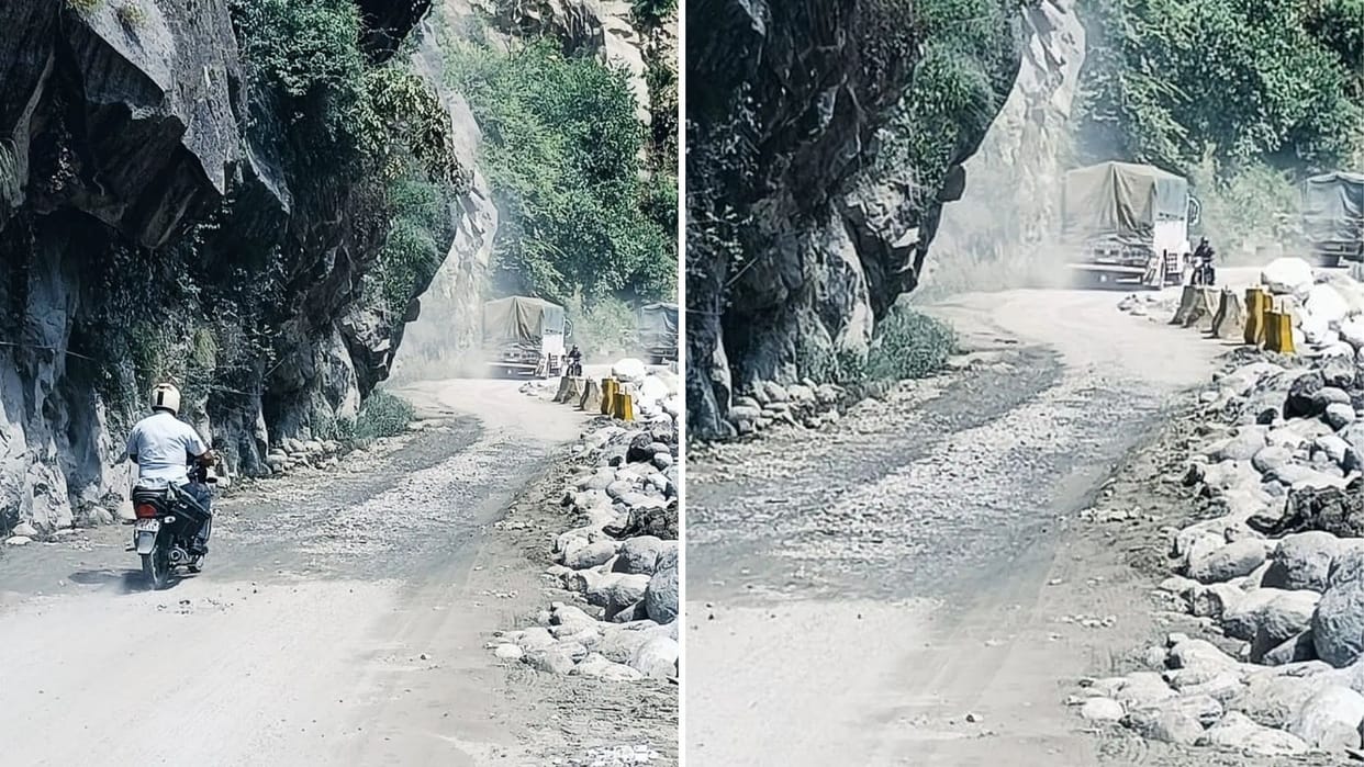 Landslide NHAI conduct geological survey mountains of Mirzapur valley department measures