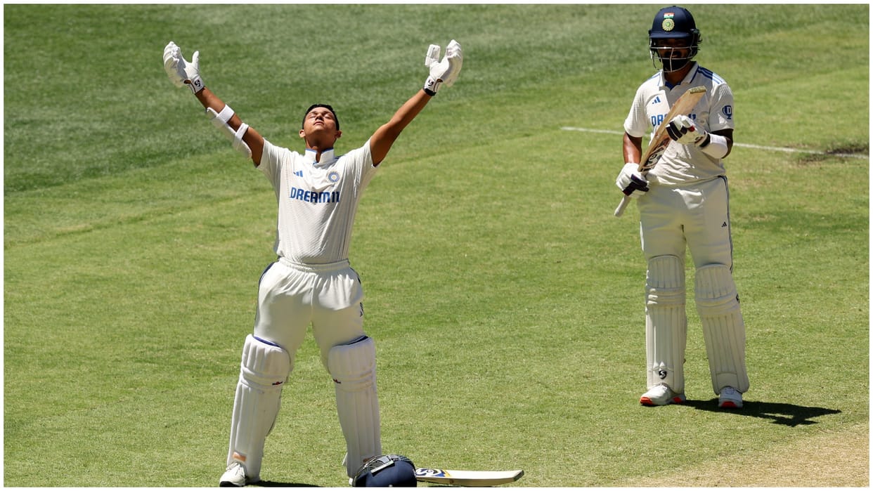 Yashasvi Jaiswal earned high praise from Alastair Cook for his remarkable knock in Perth against Australia