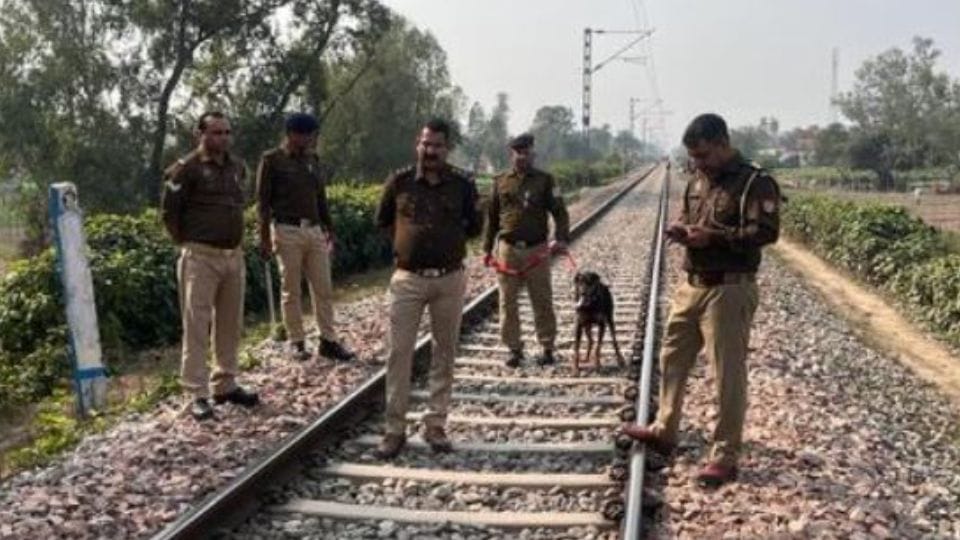 Rebar found on Bareilly-Pilibhit railway track