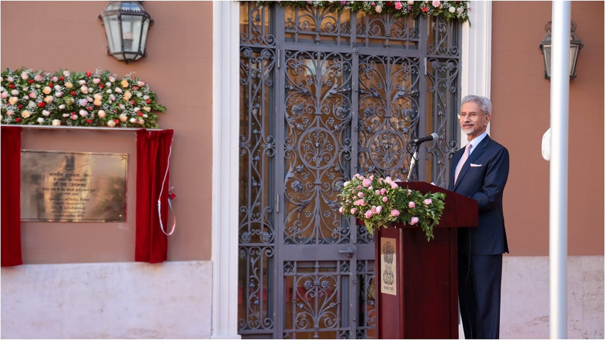 New office of Indian Embassy opened in Rome, Jaishankar said - India-Italy relations are very strong