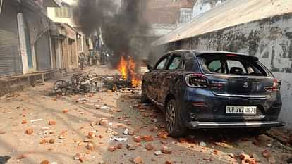 Sambhal Jama Masjid Case Crowd pelted stones police fired tear gas shells