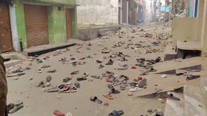 Sambhal Jama Masjid case: Survey is being done inside mosque, stones rained from all sides in few moments