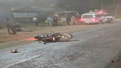 Road accident in Kawardha One killed two injured in a painful road accident middle aged man