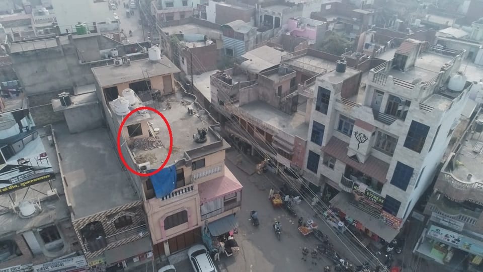 Alert in Muzaffarnagar after Sambhal riot drones flew stones seen on roofs of houses