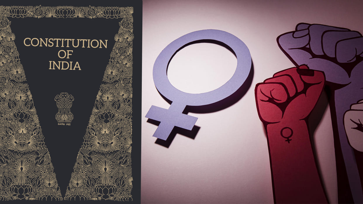 samvidhan diwas 2024 Special Women protective shield Indian Constitution