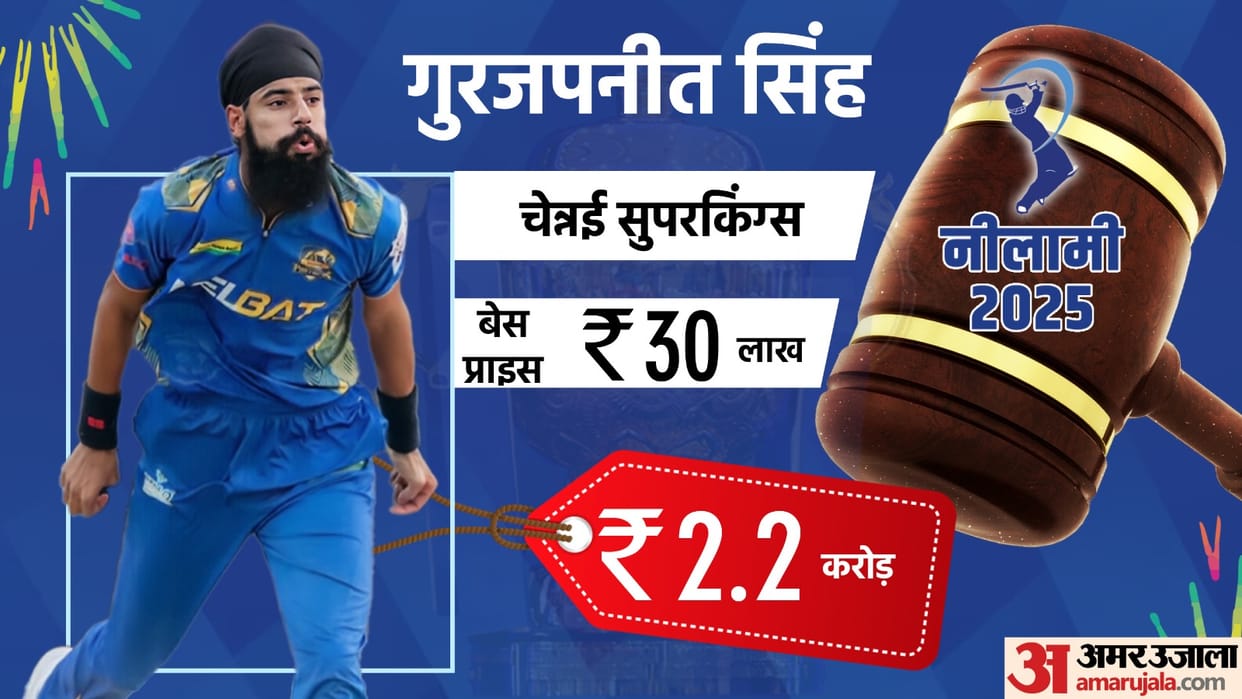 who is gurjapneet singh csk buys pacer in ipl 2025 mega auction know career stats