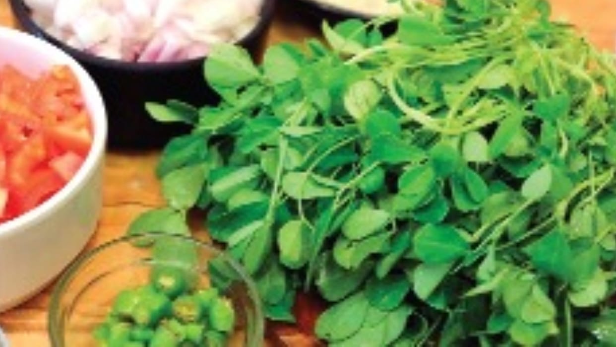 Fenugreek leaves rich in antioxidants and anti-inflammatory properties and improve digestion