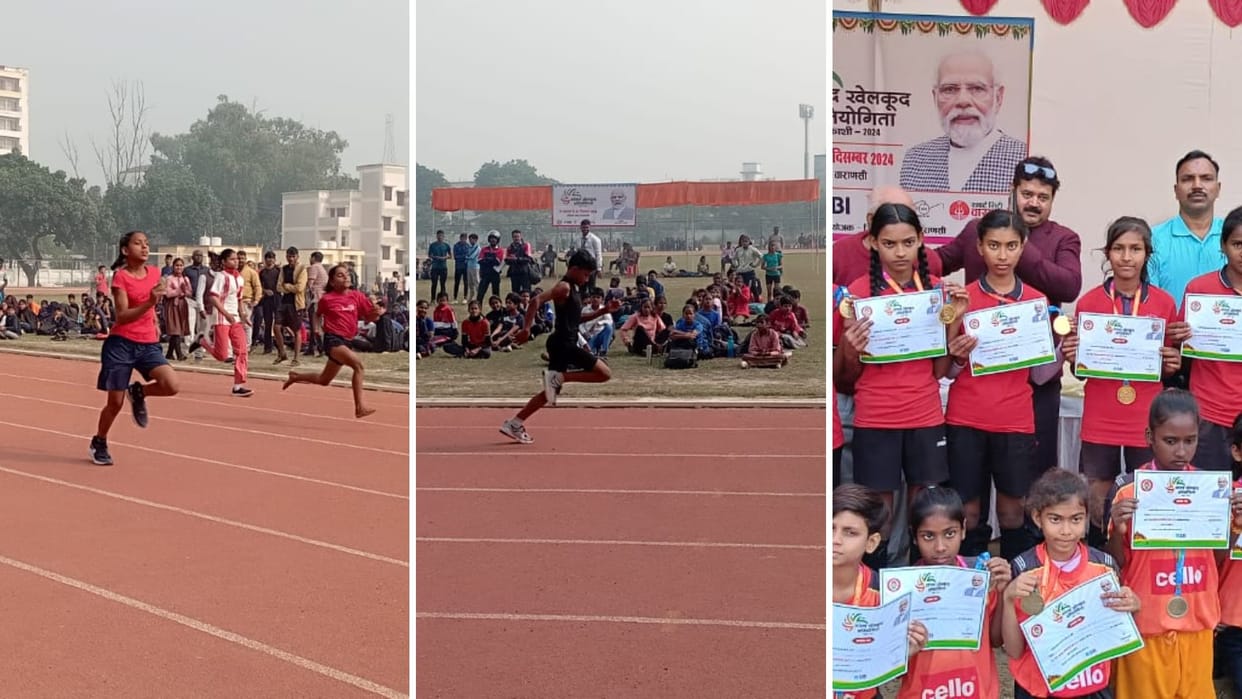 Kashi MP: National athletes Shubham and Ayushi won gold in 3000 meter race