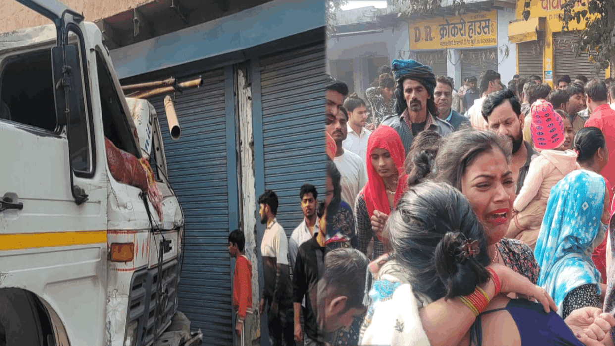 One died after being crushed by speeding truck in Khurja