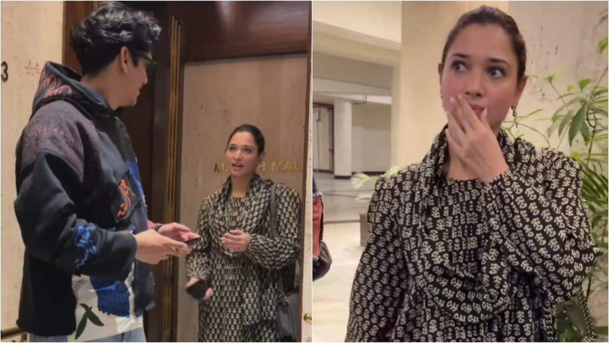 Tamannaah Bhatia and Vijay Varma Spotted At Manish Malhotra house amid their wedding rumours video viral
