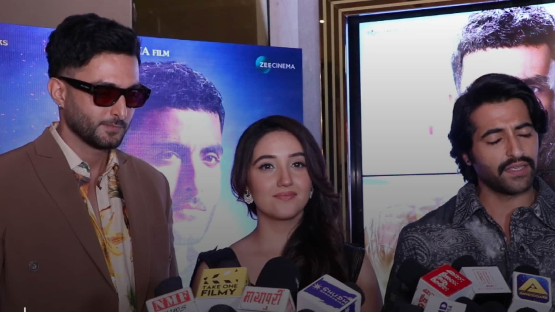 Kisko Tha Pata trailer launch event akshay oberoi aadil khan ahnoor kaur looks beautiful