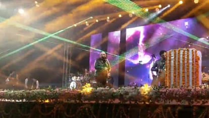 Punjabi singer B Praak graces the stage of Lakhimpur Mahotsav