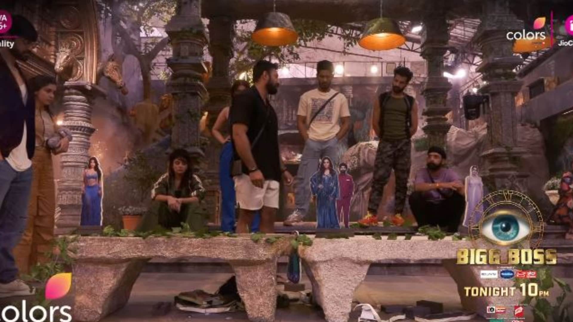 Bigg Boss 18 PROMO Rajat Dalal tells Shilpa Shirodkar Laat se hi maarna padega for Time God race