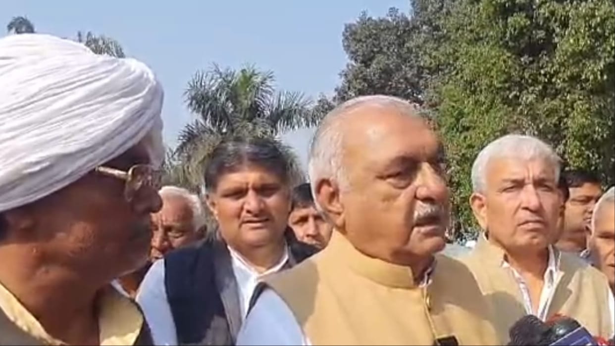 Haryana: Hooda said- Congress's stand on the movement is clear, farmers should get legal guarantee of MSP