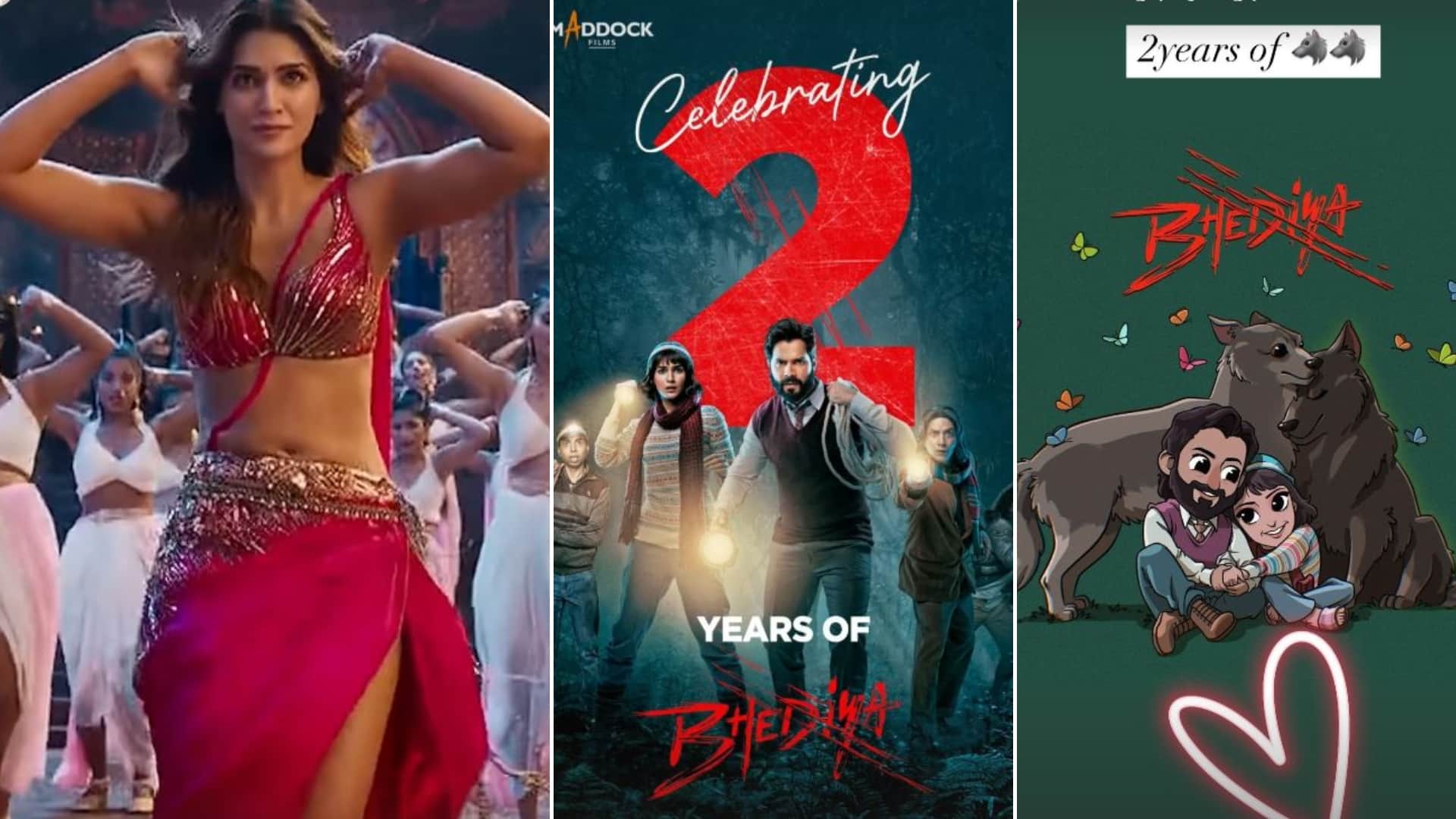 Kriti Sanon Celebrates 2 Years Of Bhediya She Drops A Special Video on story Varun Dhawan Reaction