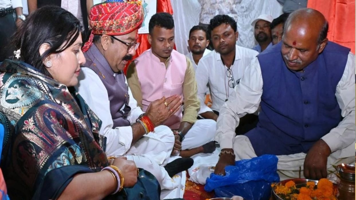 Mungeli news; Deputy CM arun Sao Announcement of development work worth 20 crores