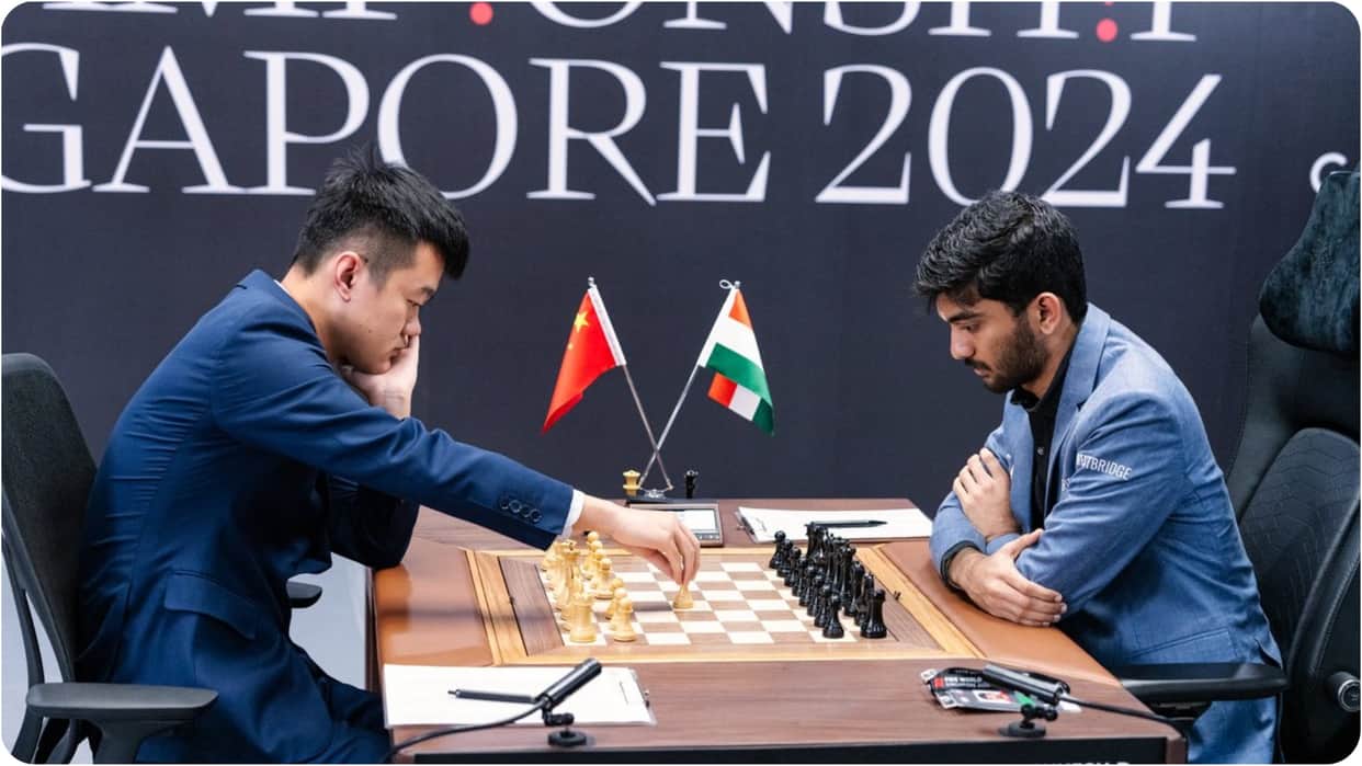 D Gukesh gained mental edge over Ding Liren by winning 3rd game, Gukesh Escorted for Anti-Doping Check