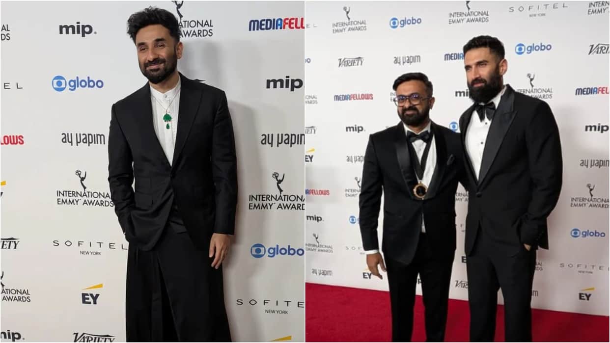 Indian comedian and actor Vir Das hosted International Emmy Awards 2024 Aditya Roy Kapur graced red carpet