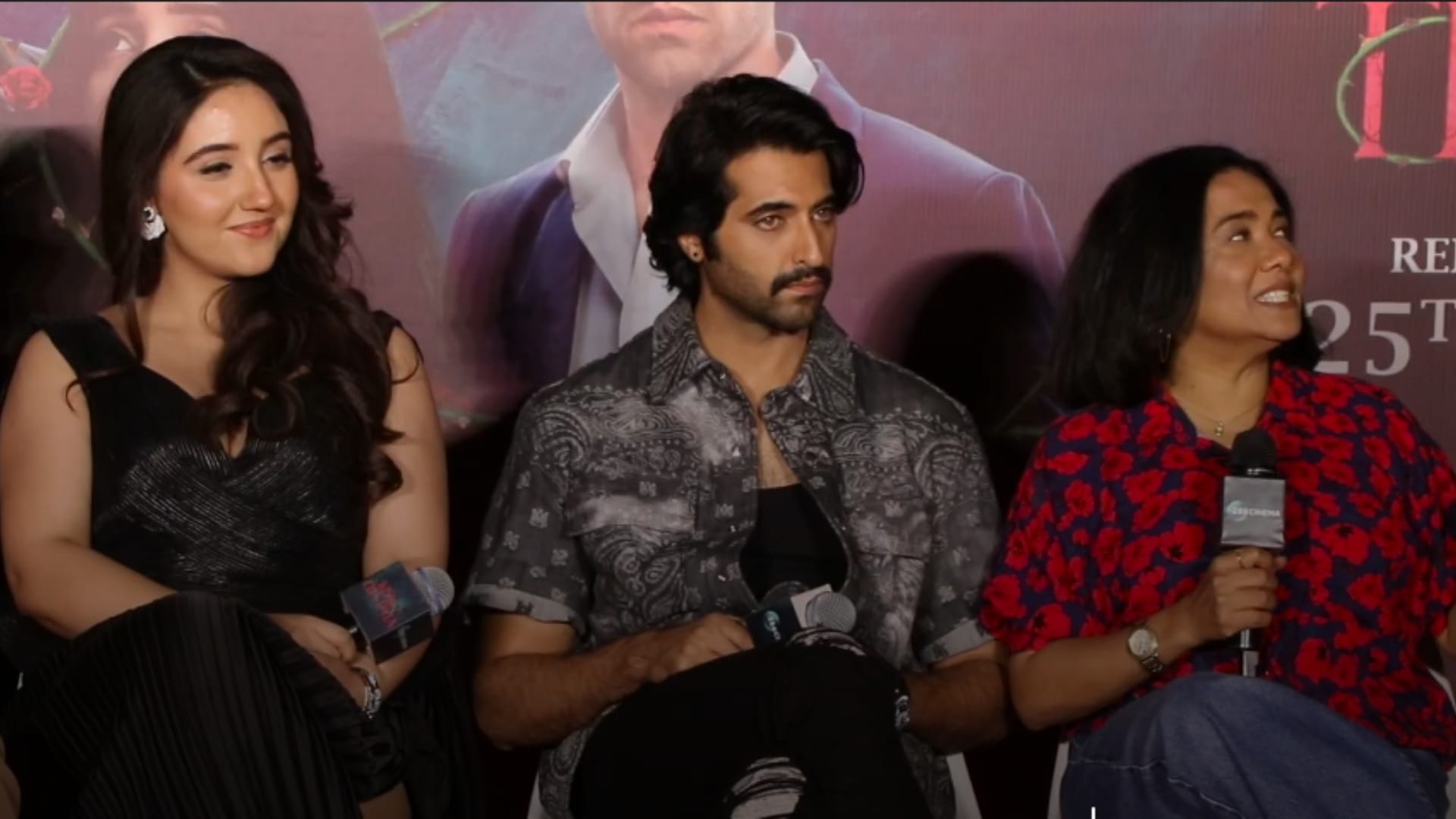 Kisko Tha Pata trailer launch event akshay oberoi aadil khan ahnoor kaur looks beautiful