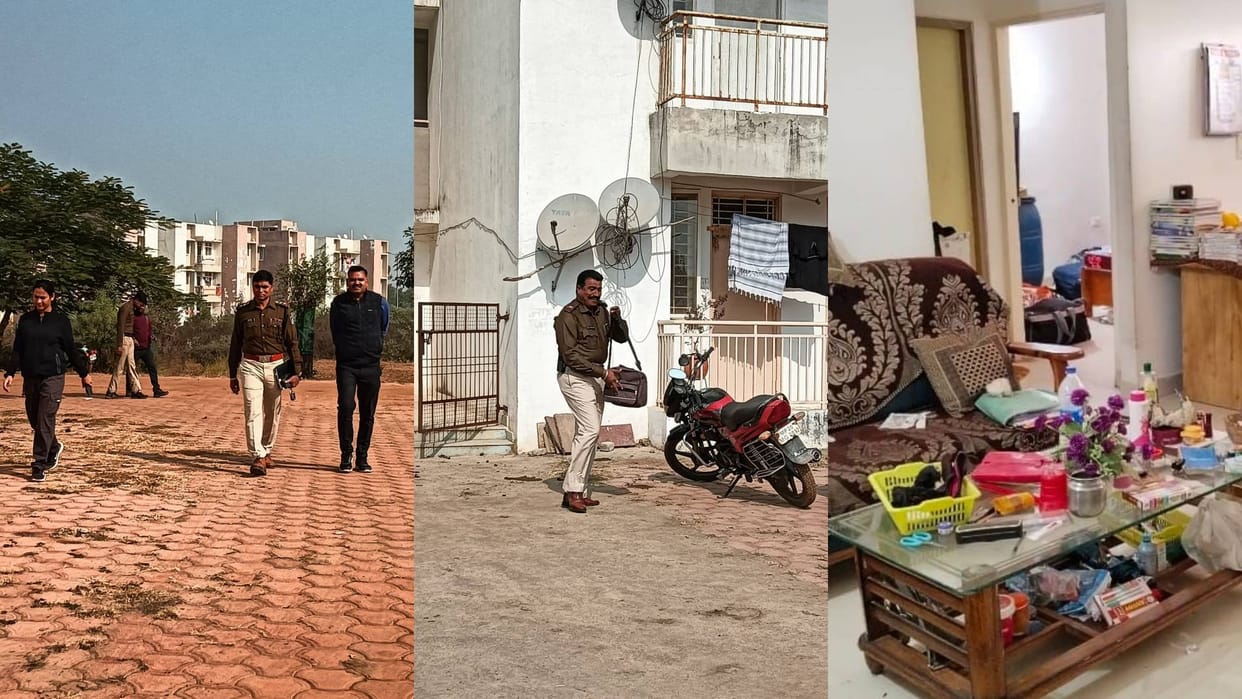 Katni News Theft in house of five policemen FIR registered and CCTV footage being investigated