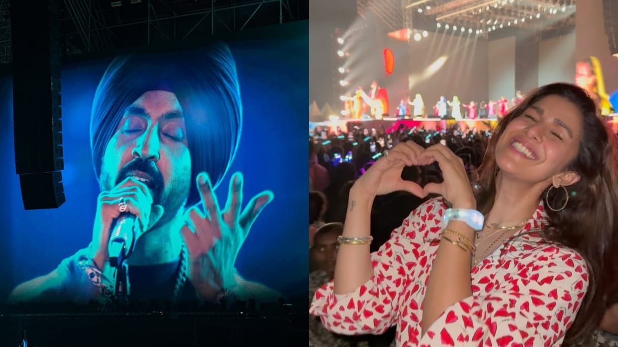 Nimrat Kaur praises diljit dosanjh pune dil luminati tour programme says its bestest concert