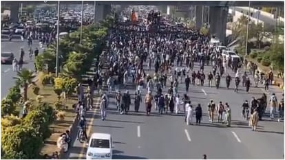 Pakistan violence and imran khan party PTI march explained in hindi