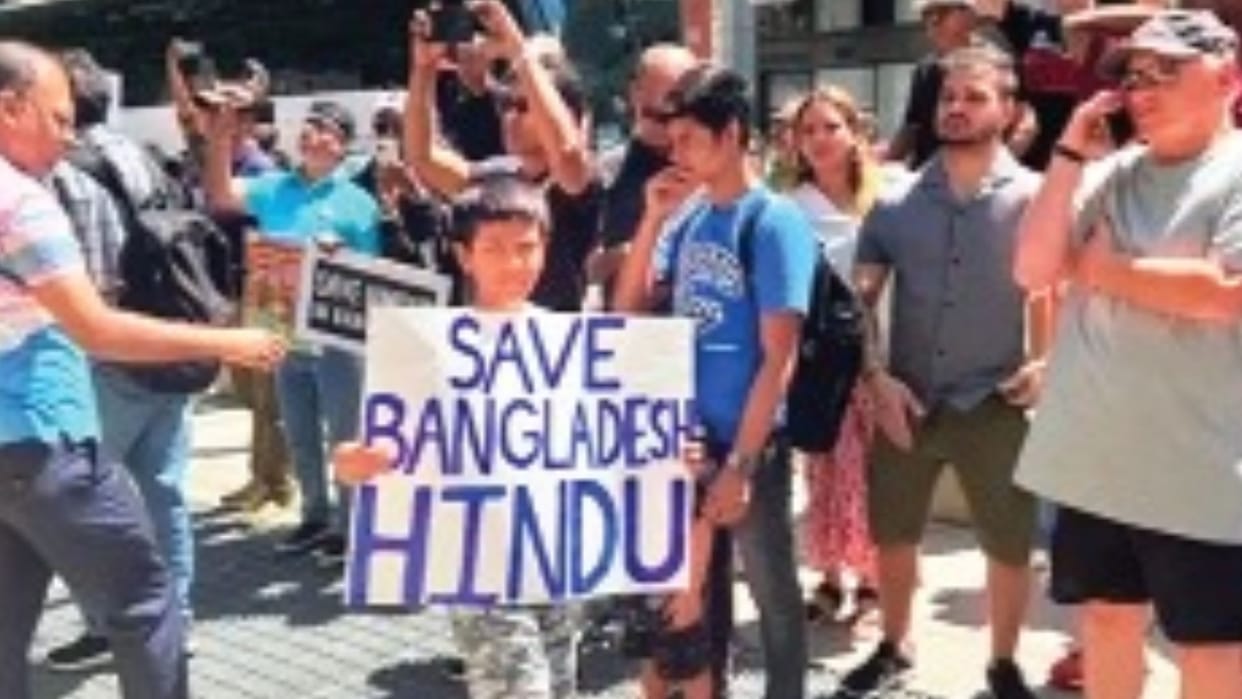 Indians protest violence against Hindus in Canada US speakers appeal to end hatred in Toronto University