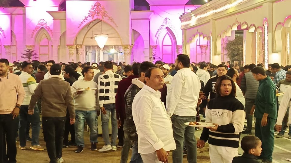 Meerut: Gangster Salman's Walima was stopped during the day, the program took place at night