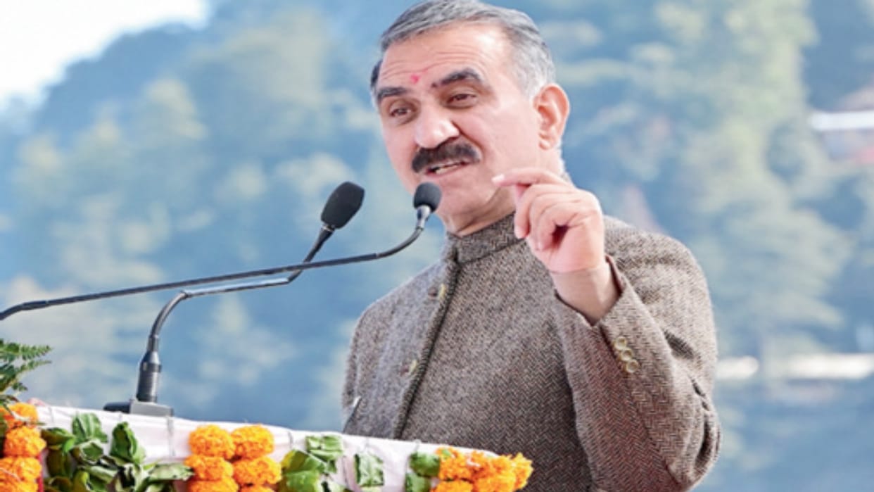cm sukhvinder Sukhu will be on a visit to Kangra district in January after the winter session