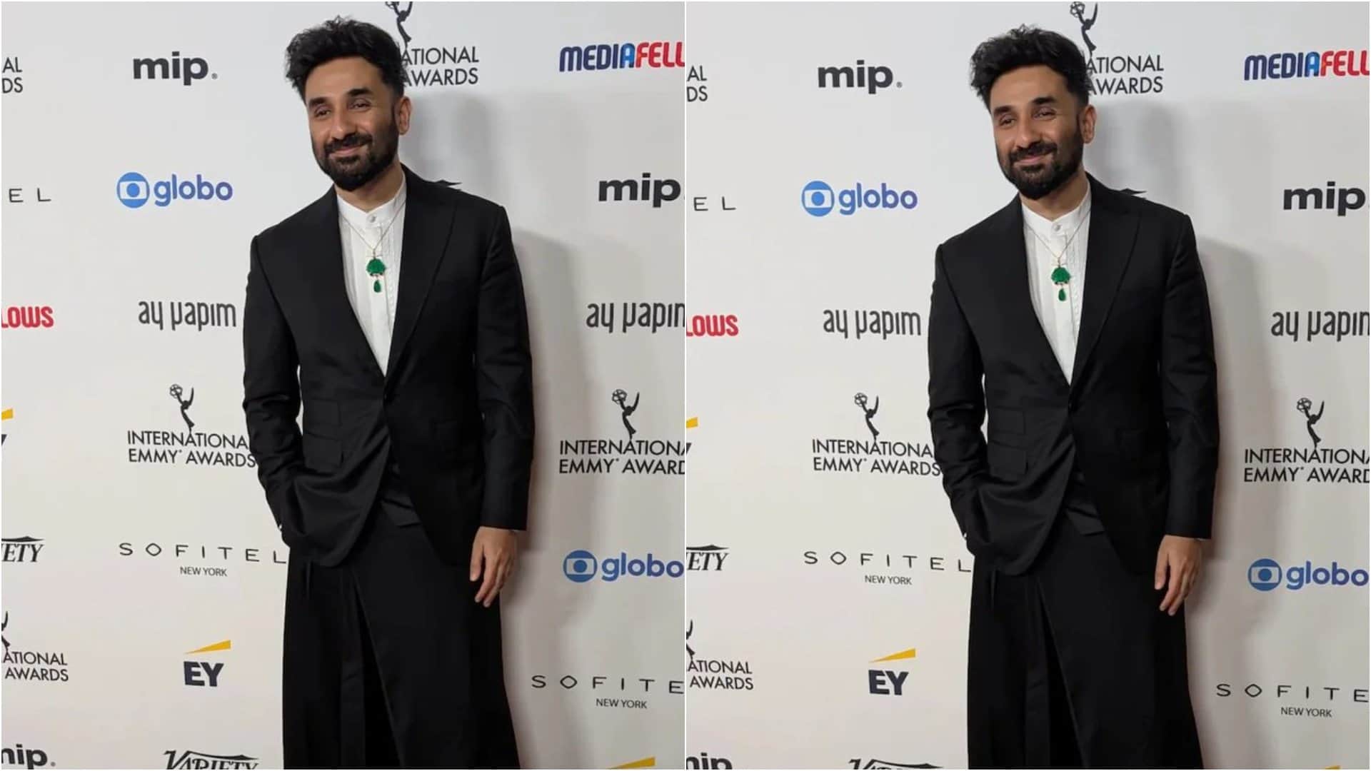 Indian comedian and actor Vir Das hosted International Emmy Awards 2024 Aditya Roy Kapur graced red carpet